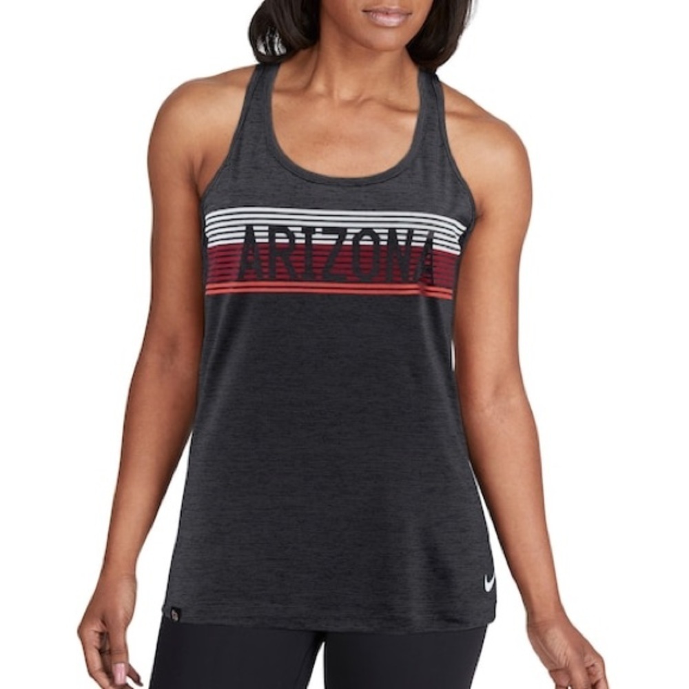 Nike Heathered Gray Arizona Cardinals Touch Performance Tank Top Sz S